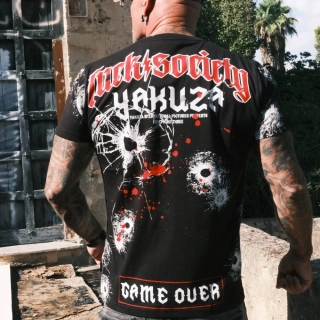 Yakuza pánské tričko WOOF REGULAR TSB 25023 Black