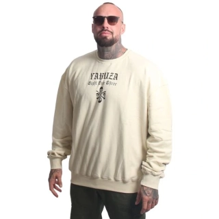 Yakuza mikina 3RD OVERSIZED PB 27032 Bone White