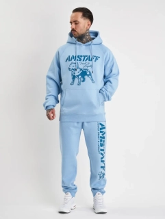 Amstaff Pánská Souprava Logo 2.0 Hoodie Horizon Double Blue