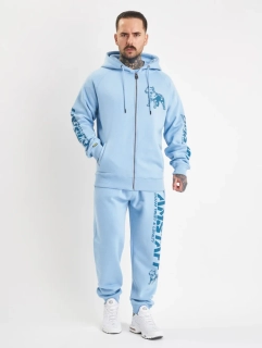 Amstaff Pánská Souprava Logo 2.0 Zip Hoodie Horizon Double Blue